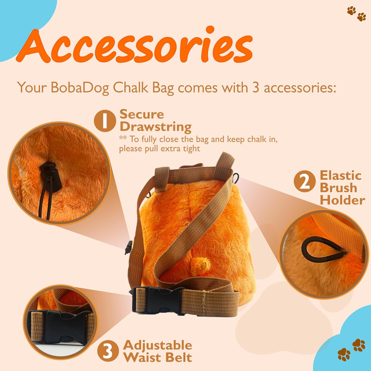 BobaDog Chalk Bag