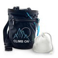 "Climb On" Standard Chalk Bag + Refillable Chalk Ball